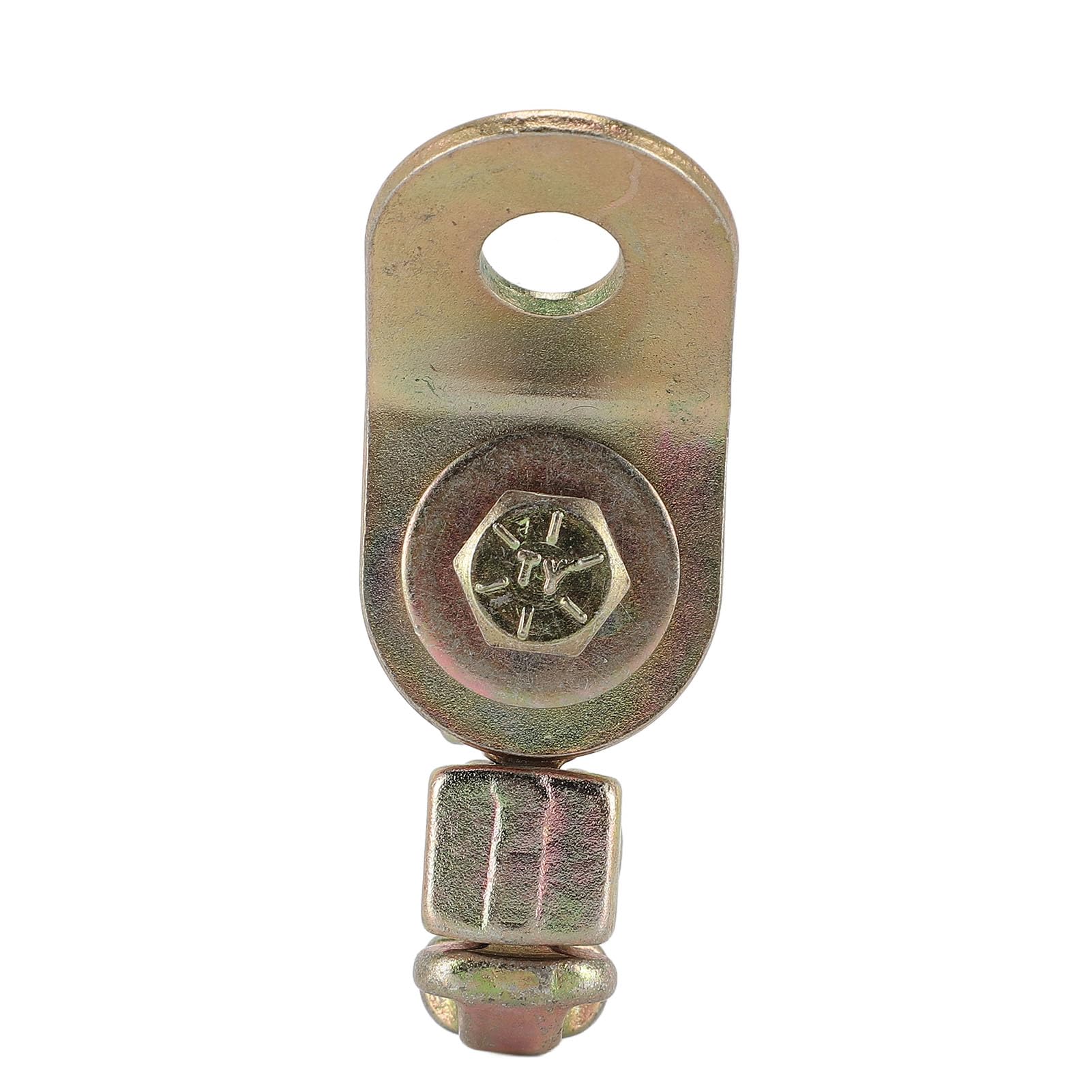 Accesorio de Perno Doble con Riel en L, Punto de Anclaje Resistente para Plataforma de Camión, Remolque, Camioneta, Muebles Seguros, Herramientas, Cajas, Acero Al Carbono, 5 Piezas