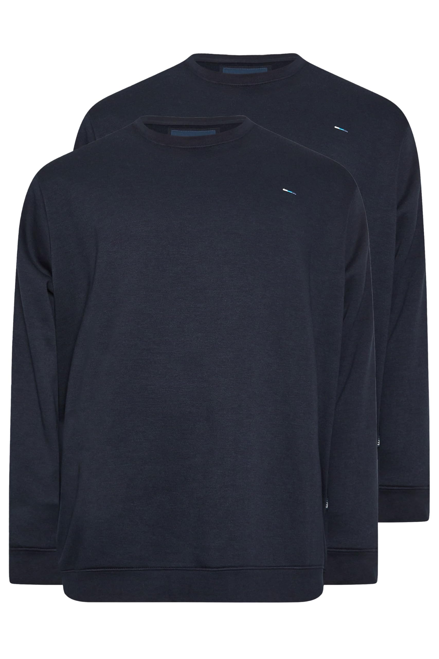 Badrhino Big & Tall 2 Pack Sweatshirts - Blue