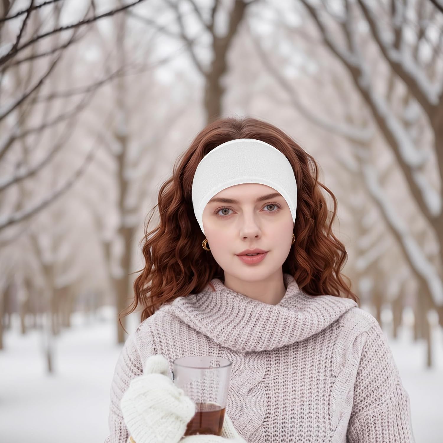 TopTie 6-Pack Ear Warmers Headband Fleece Ear Muffs Full Cover for Men Women Winter