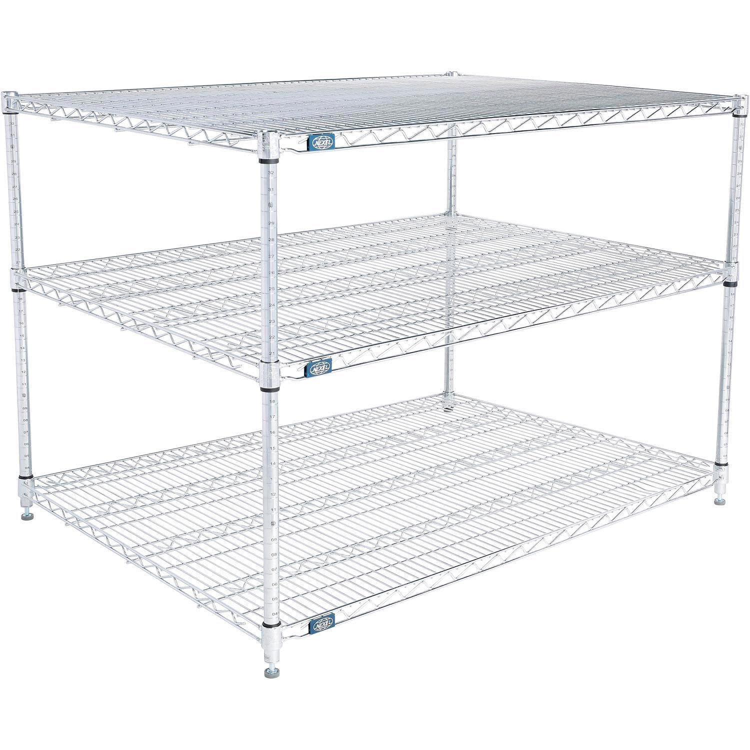 3 Shelf by Global Industrial – Alloy Steel, Silver, Model 30483C3