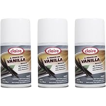 Claire CL108 A Touch of Vanilla Metered Air Freshener; 7 Oz. Net Wt, 3 Pack