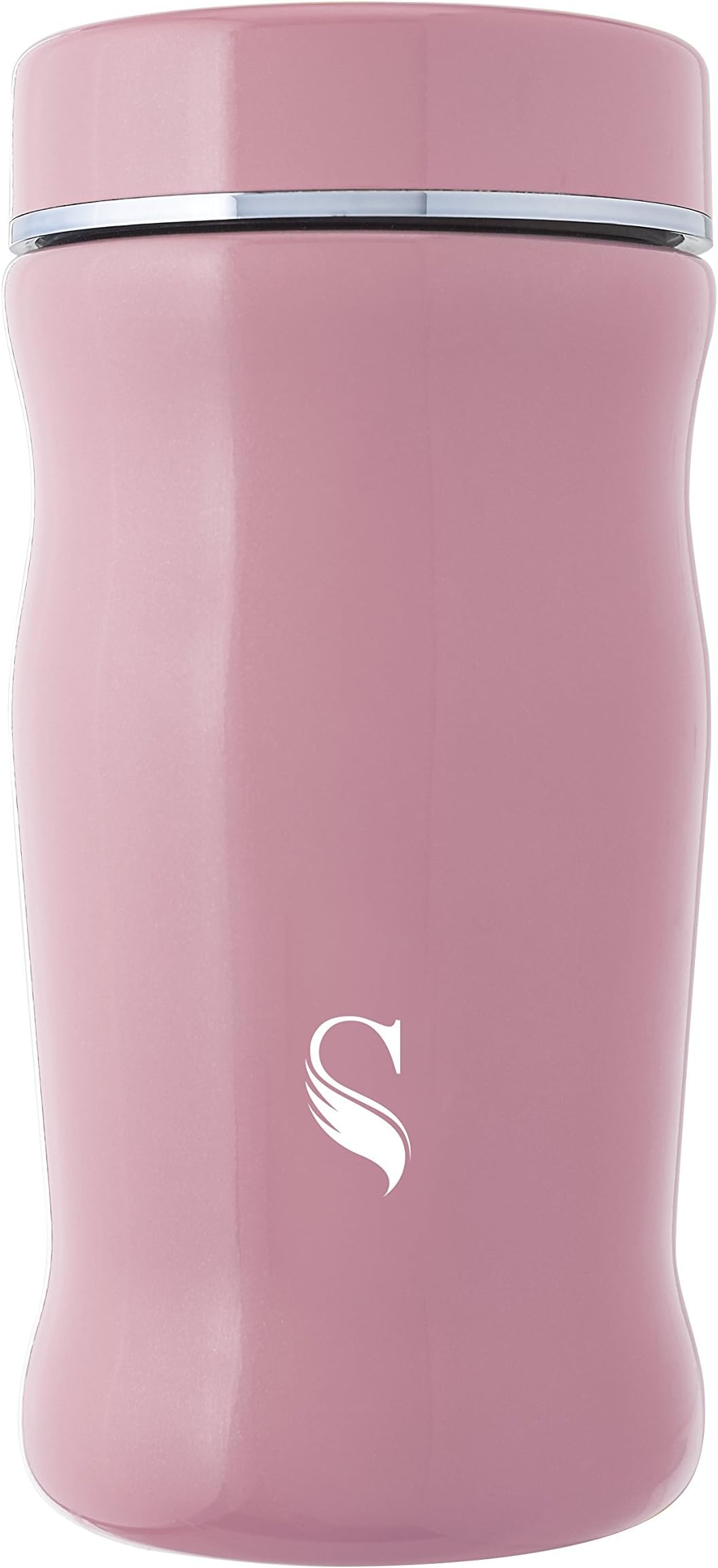 Swanz Insulated BPA-Free Travel Porcelain Tumbler for Coffee / Tea, Petite 250ml / 8 oz - Pink