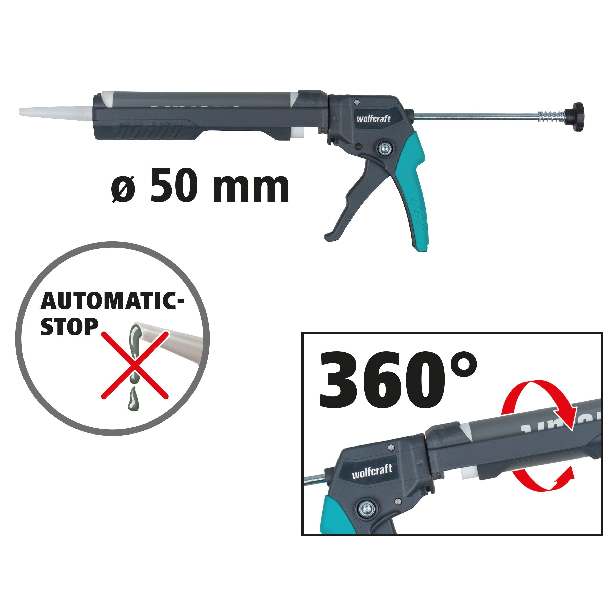 wolfcraft Wyciskacz MG 350 I 4353000 I Wyjątkowo mocny wyciskacz