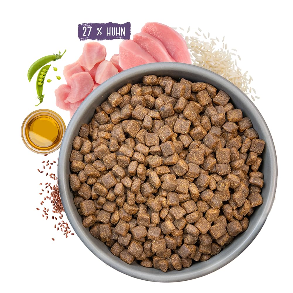 Chicopee Classic Nature Line | Soft Senior | Hundefutter halbfeucht | Mit Huhn & Reis | Weizenfrei & Soft-Krokette | Bedarfsgerechtes Life-Cycle-Konzept | Inspiriert von der Natur Kanadas | 15 kg