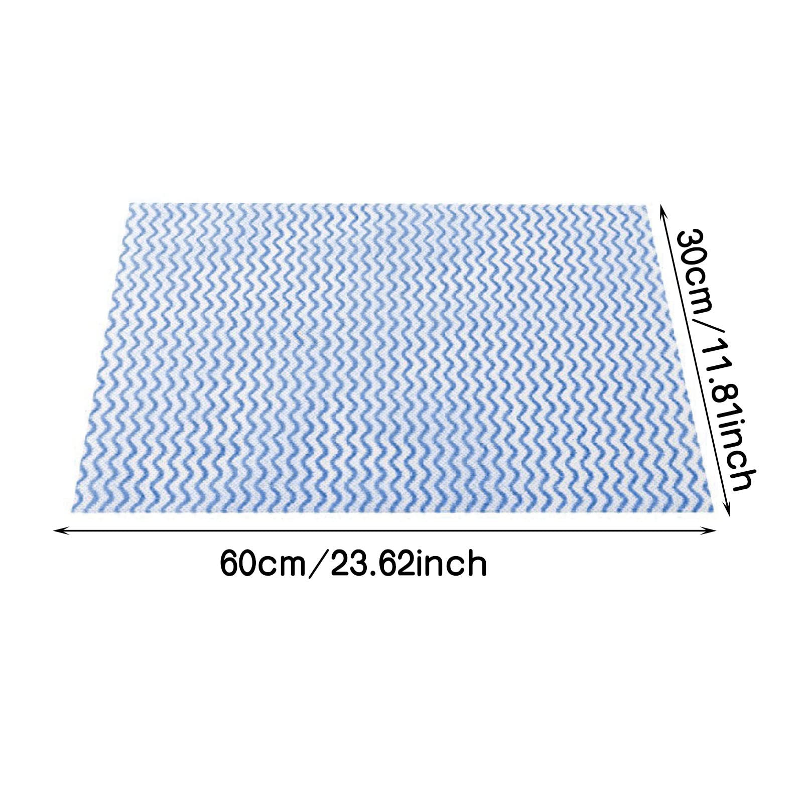 Paño de limpieza plateado, 60 paños desechables reutilizables, paños de limpieza desechables resistentes, paños de cocina reutilizables, ropa J, 60 unidades, azul absorbente, vasos rápidos (azul