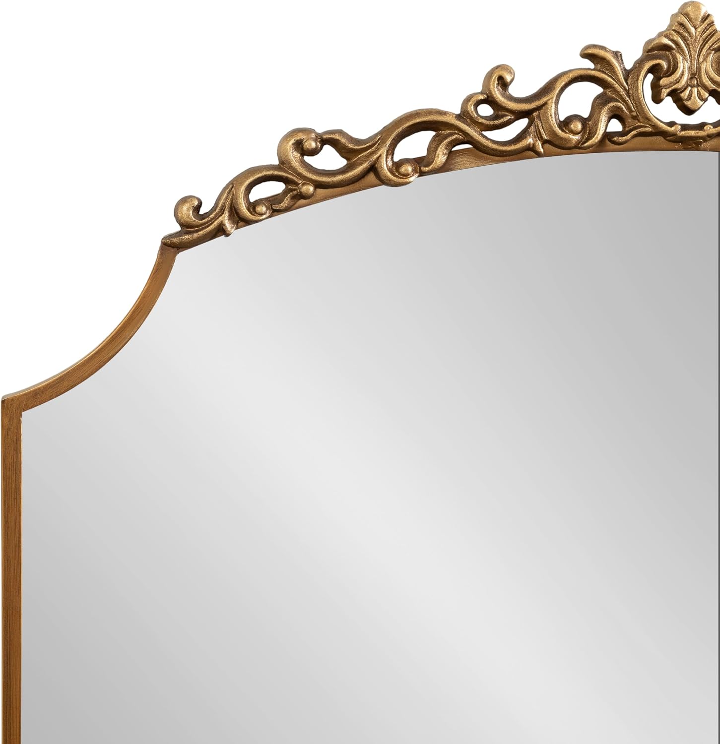 Kate and Laurel Arendahl Scallop Arch Mirror, 36 x 32, Gold - Image 1
