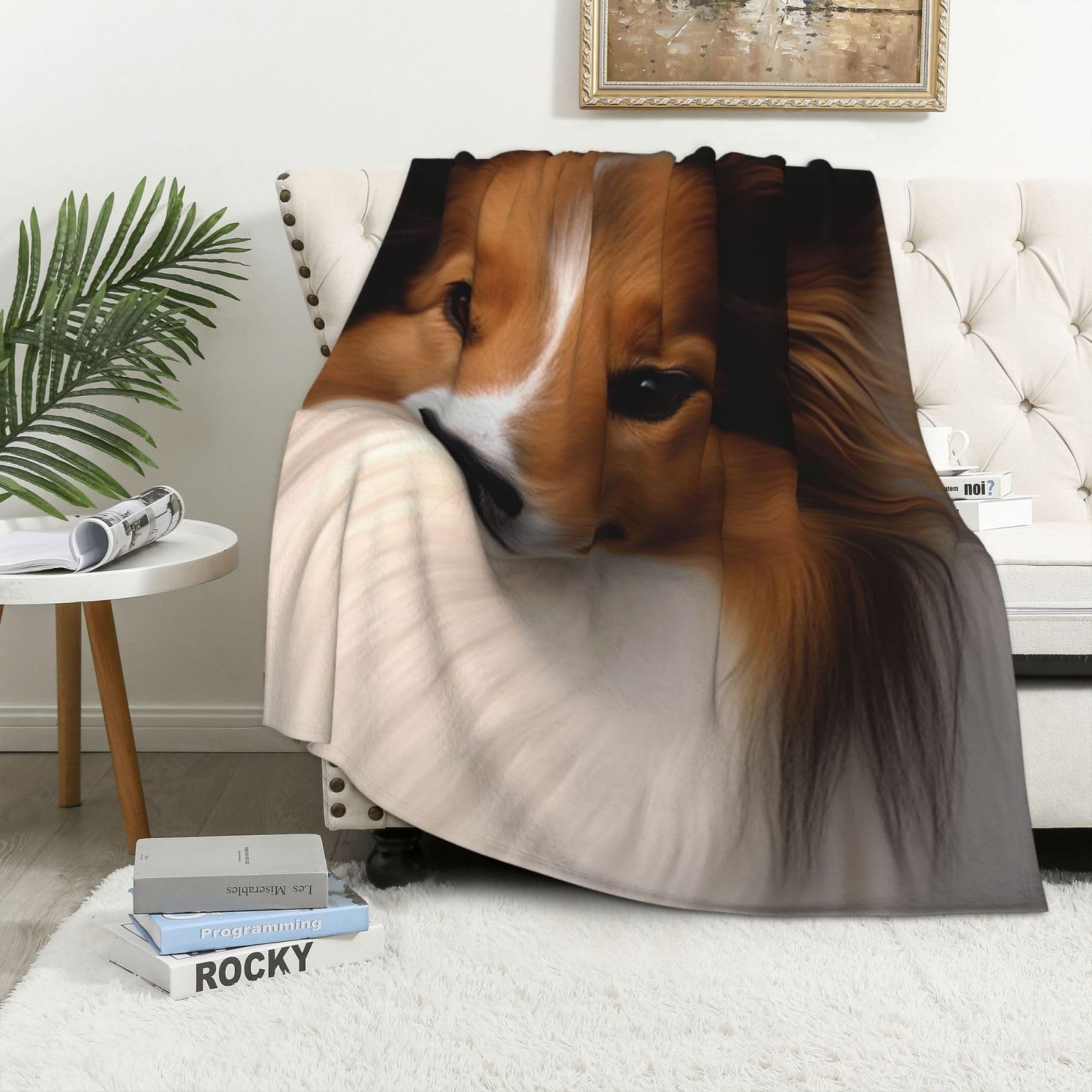 Couverture polaire douillette, idée cadeau pour lit et salon
