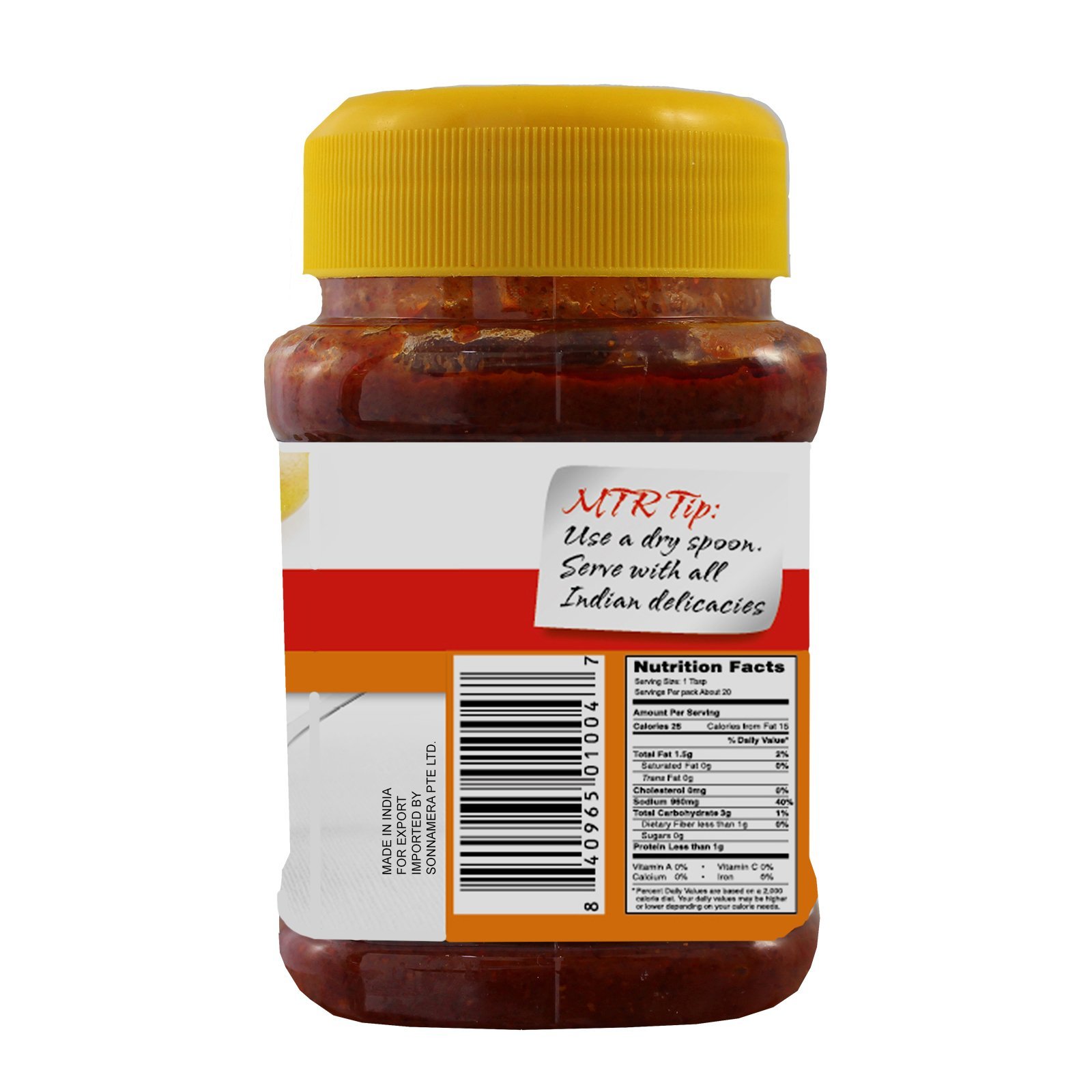 Ajo Encurtido MTR (300g) (Mango Thokku)