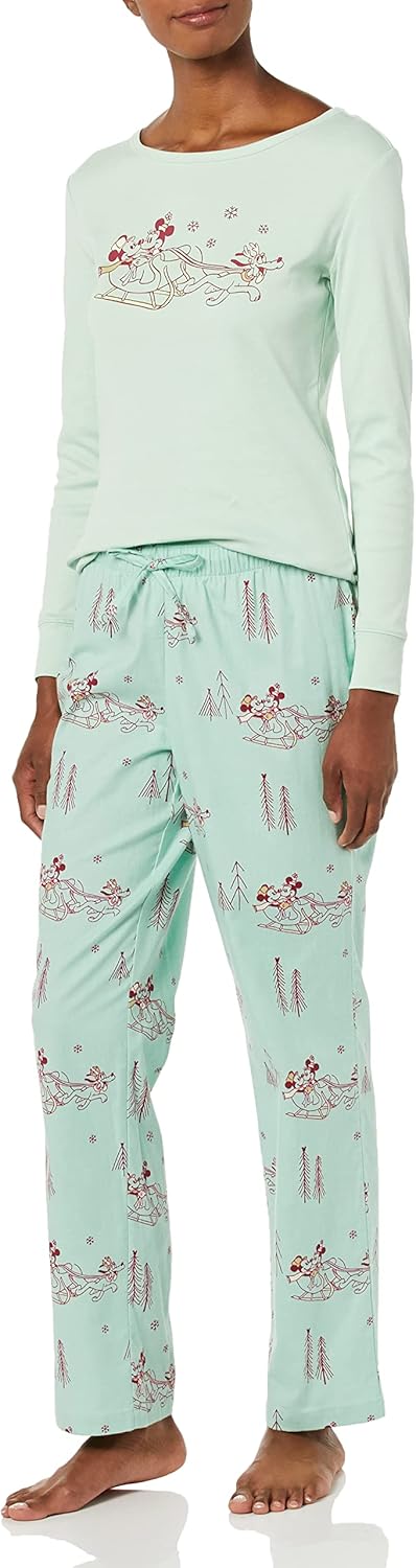 Amazon Essentials Disney | Marvel | Star Wars Women's Flannel Pajama Sleep Sets - Image 3