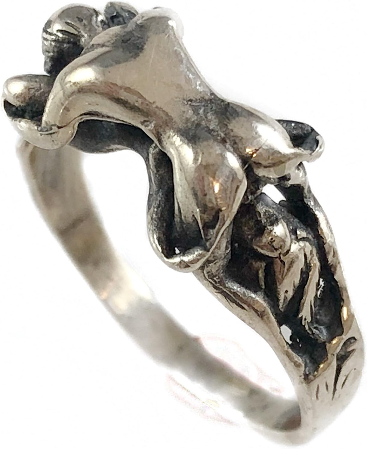 Kama Sutra Sex Position 69 Solid Sterling Silver 925 Ring