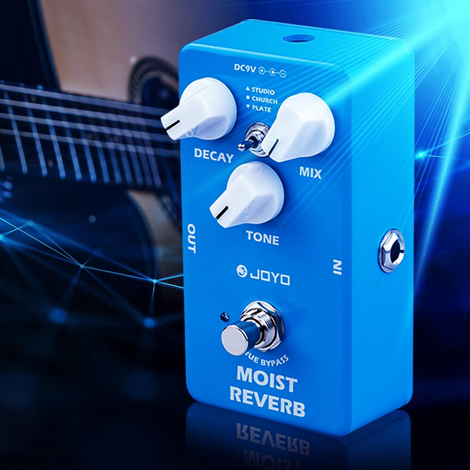 JOYO JF-20 MOIST REVERB Pedal in use