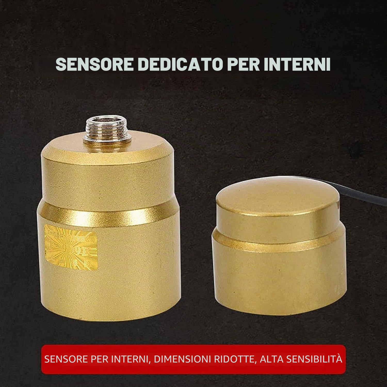 Rivelatore professionale di perdite di acque sotterranee - Sensore geofono per perdite d'acqua, sensore di perdite d'acqua preciso e affidabile per tubi - Profondità di rilevamento di 3 metri