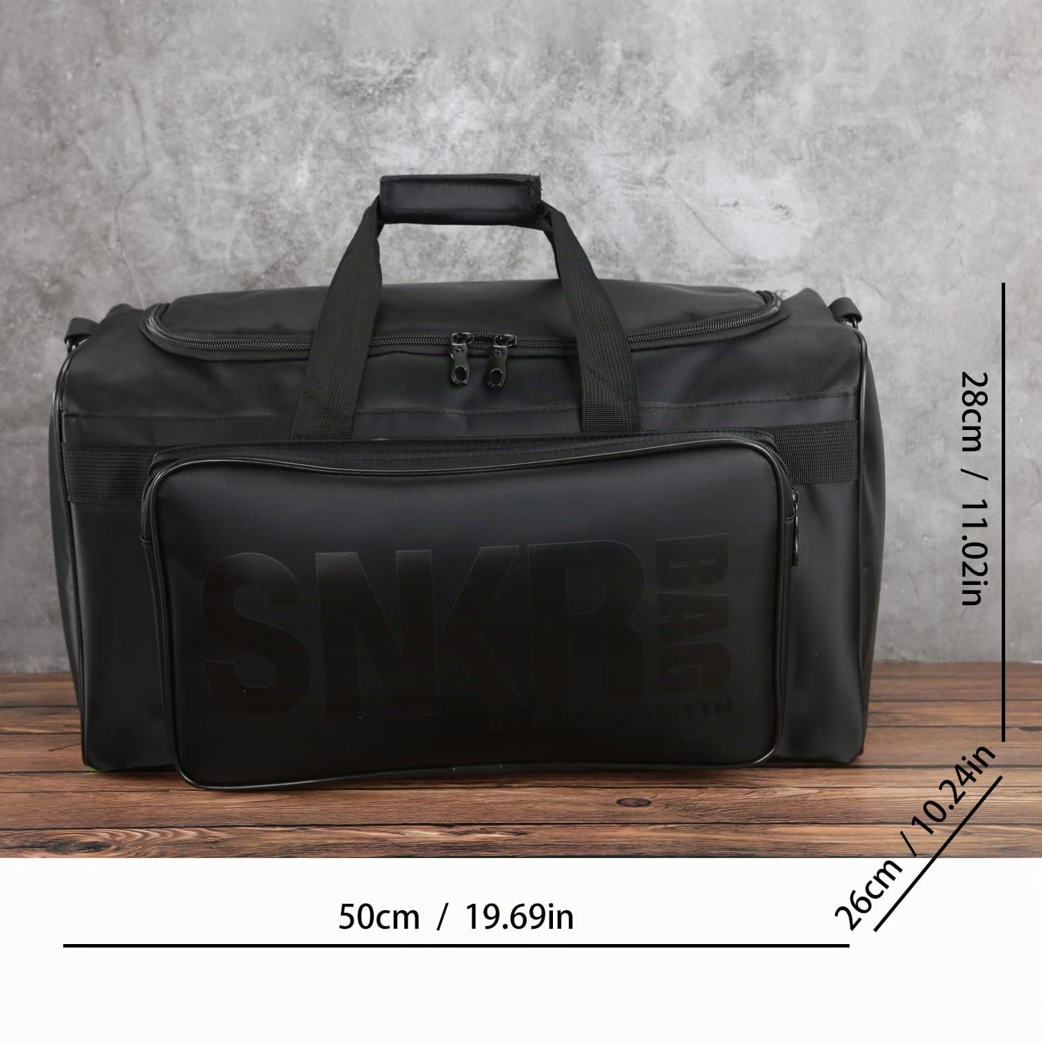 ARTFILIF - Bolsa multifunción para Zapatillas de balón, Baloncesto, 30 l, Gran Capacidad, Color Negro