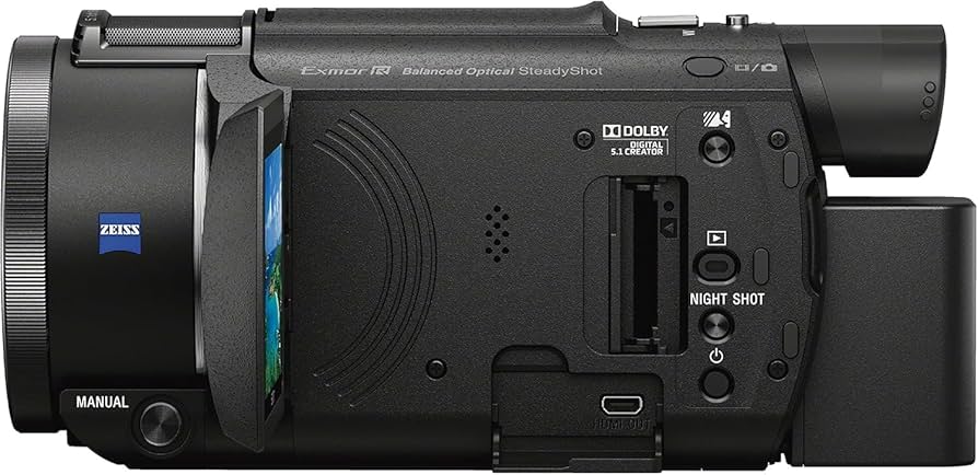 SONY 4K コンパクトデジタルカメラ Amazon | Sony FDRAX53/B 4K HD Video Recording Camcorder (Black) by