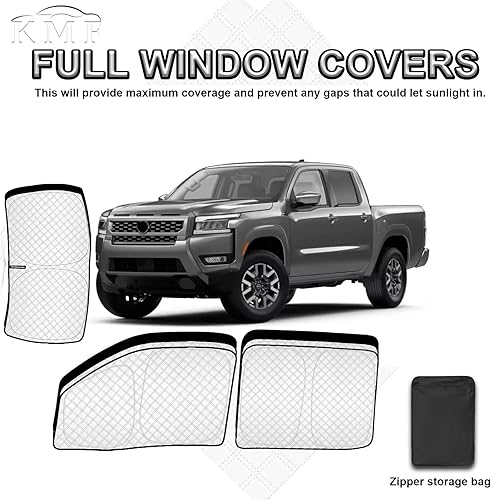 Miniatura 327 de KMF - Parasol de repuesto para parabrisas, cubierta para ventana lateral y trasera, cubierta protectora para visor, para campamento, bebé, bloqueo