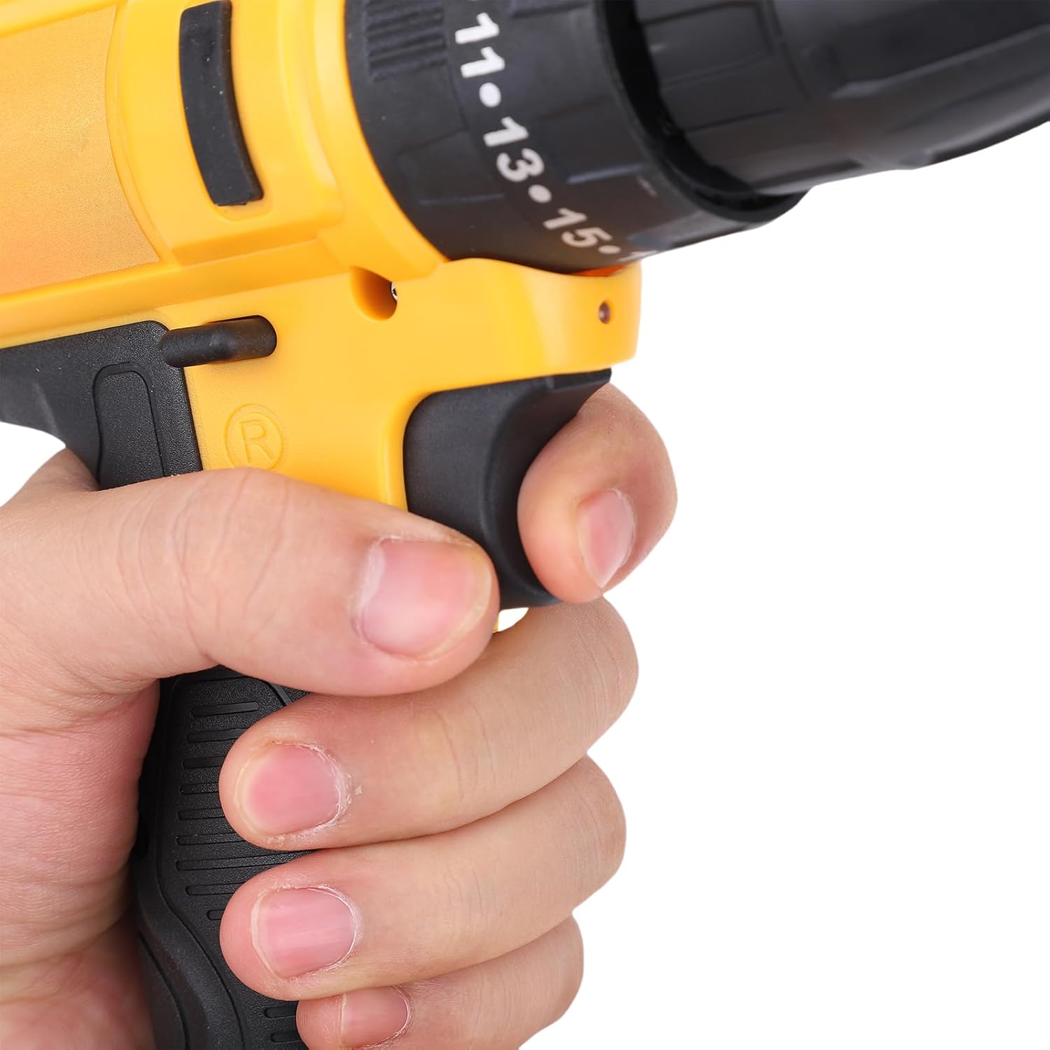 21V Impact Driver Kit Cordless Drill Power Tools 35N.m Torque 1280RPM Stepless Speed Control Support 10mm Drilling 2 Batteries LED Work Light Handheld Electric for DIY (100-240V US Plug)