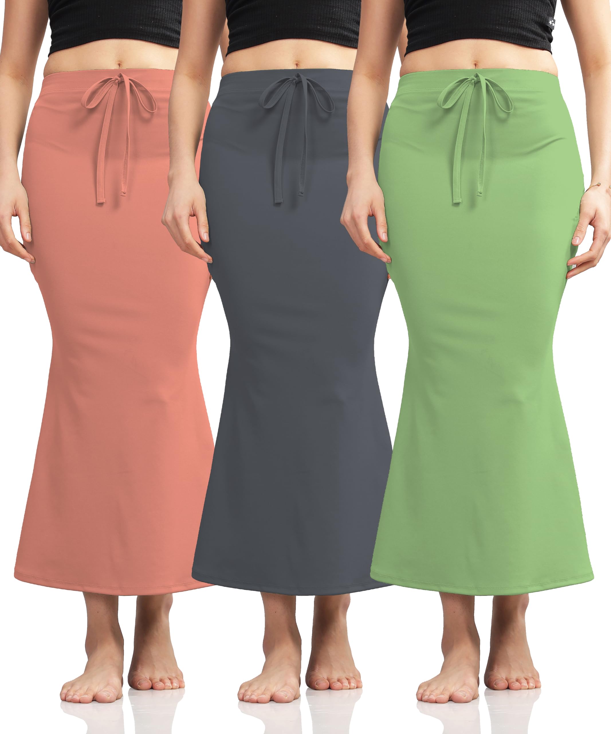 terrific style Combo Soft Lycra Blended Saree Shapewear for Women/Fishcut Fit Petticoat Saree Silhouette Shape Wear Saree-Pack of-3-picture-53
