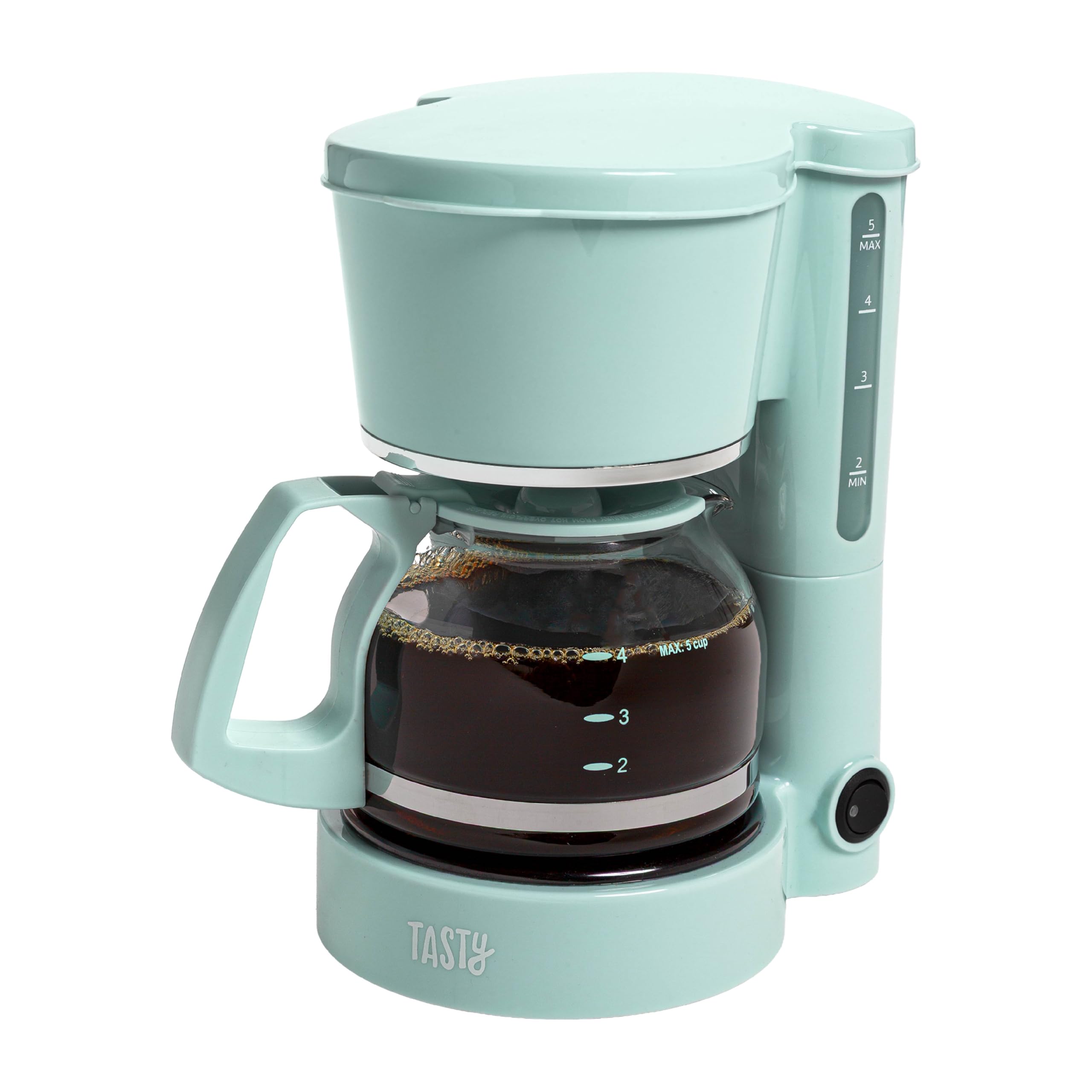 5-Cup Coffee Maker with Auto Pause & Pour, Reusable Filter, Easy View Water Reservoir and…