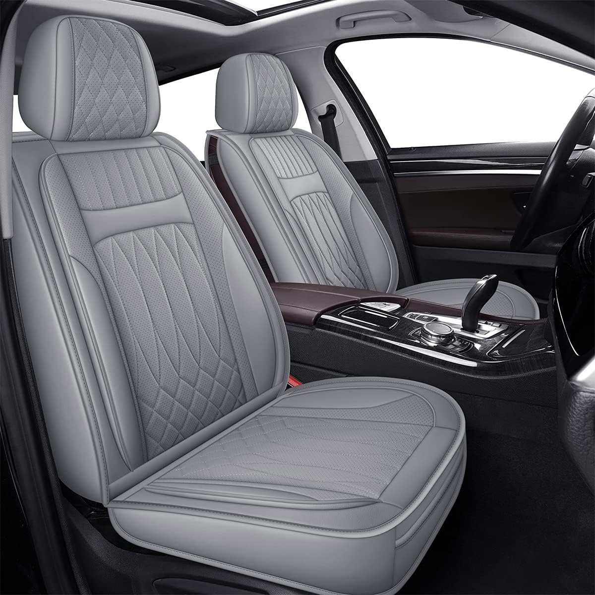 TZAUTMAC Seat Covers for Cars Auto Truck SUV Sedan,Non-Slip Vehicle Cushion Cover Waterproof Protectors Interior Accessories