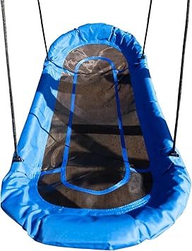 Platform Boat Swing 66 inch-Hanging Hammock Lounger Swing for Tree Backyard Porch Beach Park Playground Teens and Adult