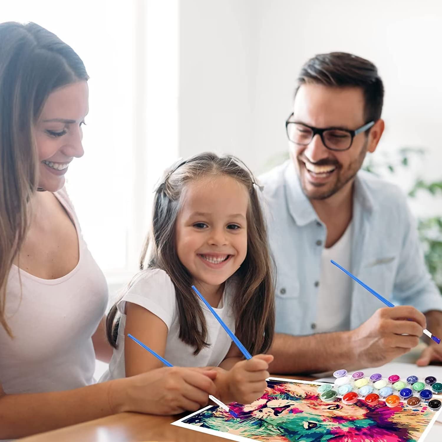 SURVEYOR Dipingi con i Numeri, Demon Slayer, Kit di Pittura acrilica Fai-da-Te per Adulti Bambini Principianti Facile su Tela 16x20 Pollici,Decora la casa Regalo,con Vernici e pennelli