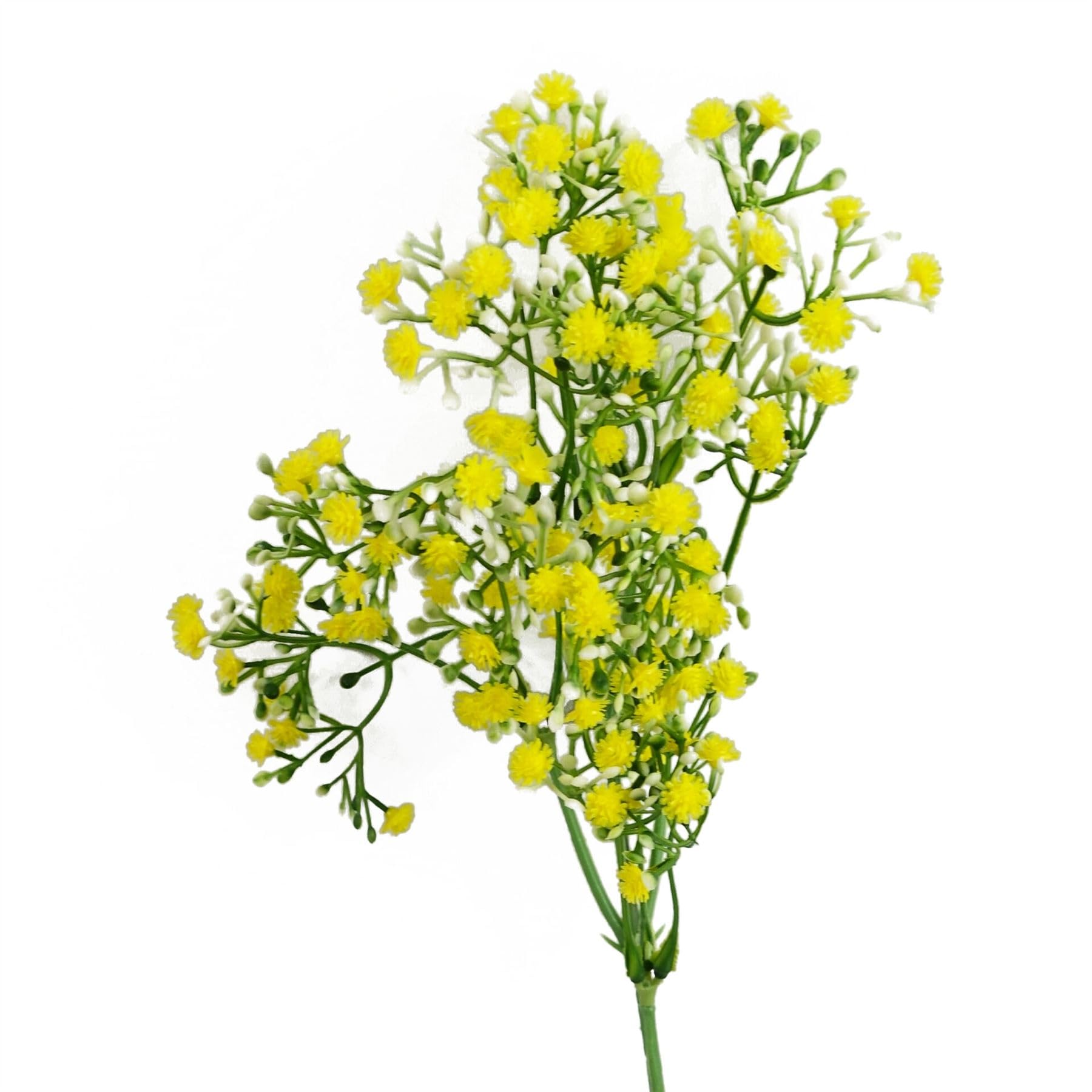 Leaf 55Cm Gypsophila Yellow Stem  Artificial Single Stem Flower from B&Q