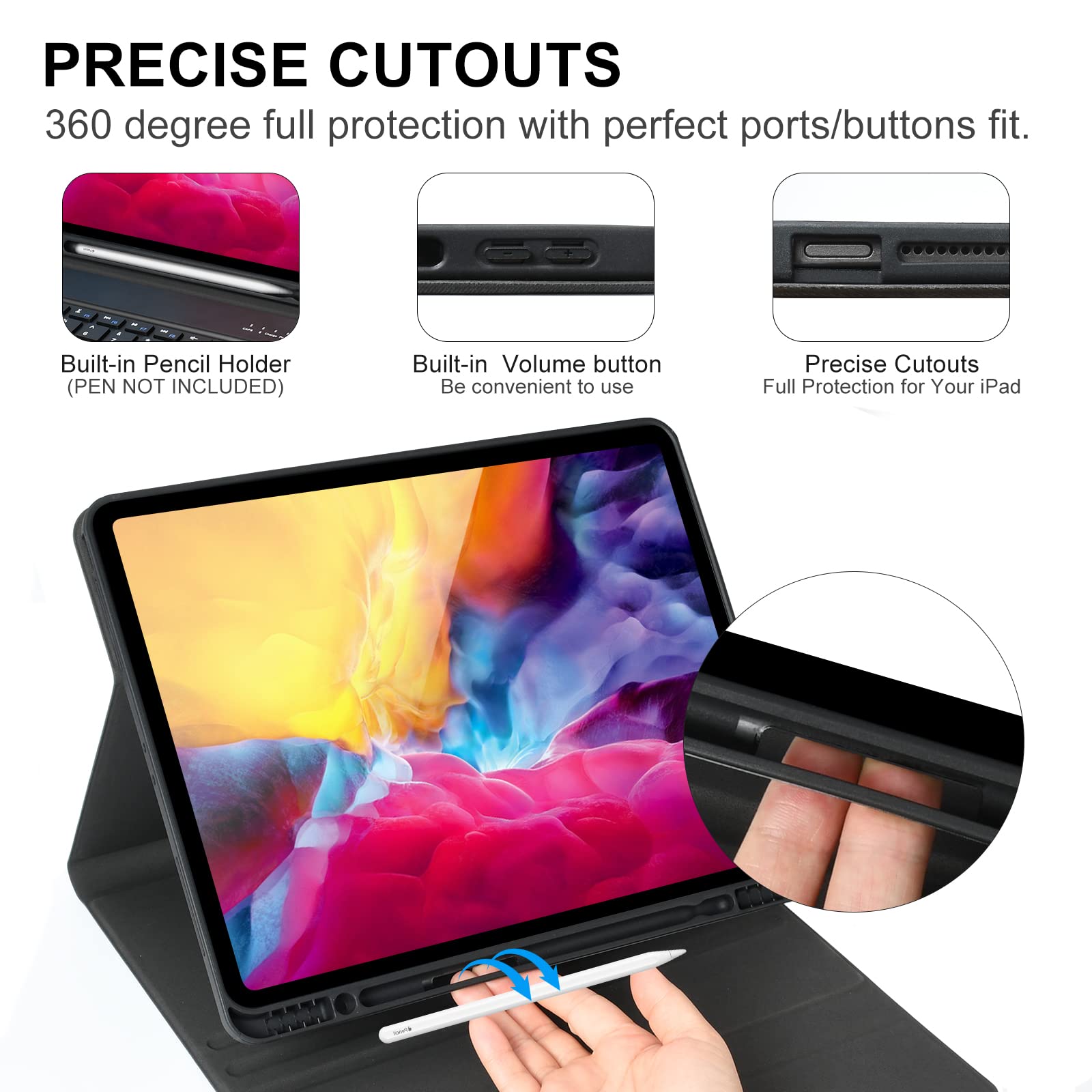 Pro iPad 12.9 pencil、Keyboardセット 第五世代 iPad本体