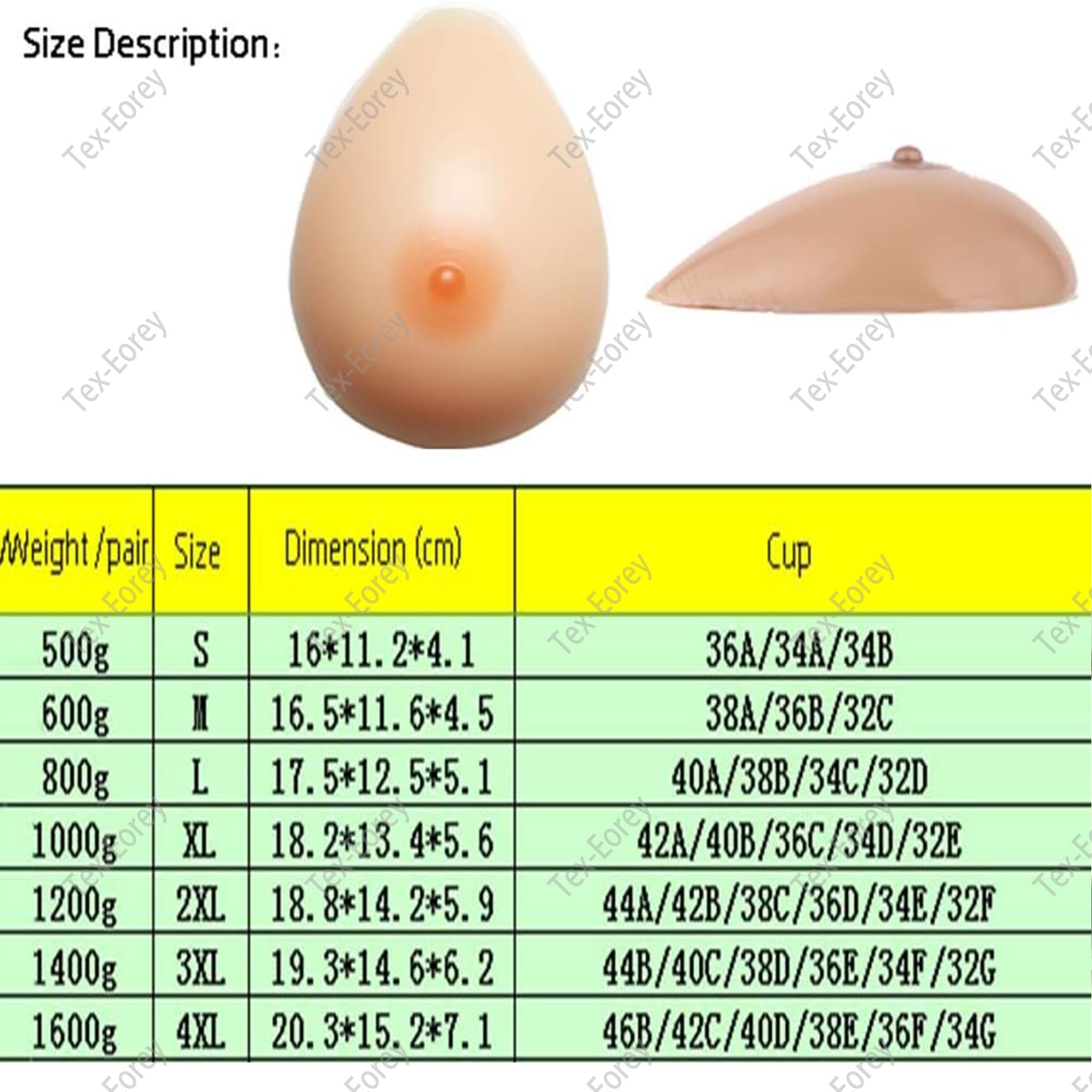Peto De Silicona Sin Aceite Formas De Mama Pechos Falsos Pechos Artificiales Pechos Falsos para Mastectomía Transgénero