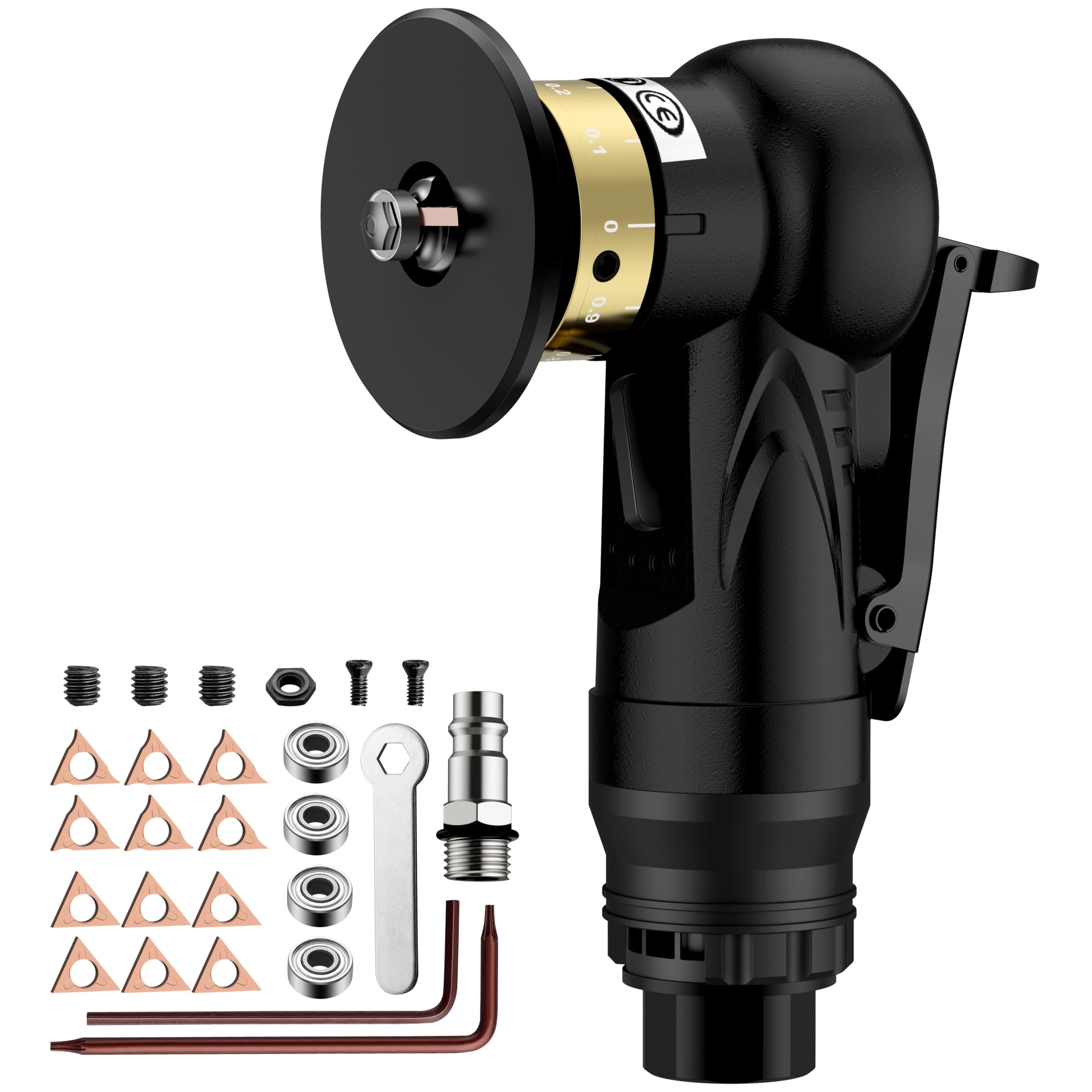 AMTOVL Pneumatic Chamfering Tool - 2-in-1 Blades -10 AMTOVL Pneumatic Chamfering Tool - 2-in-1 Blades -10