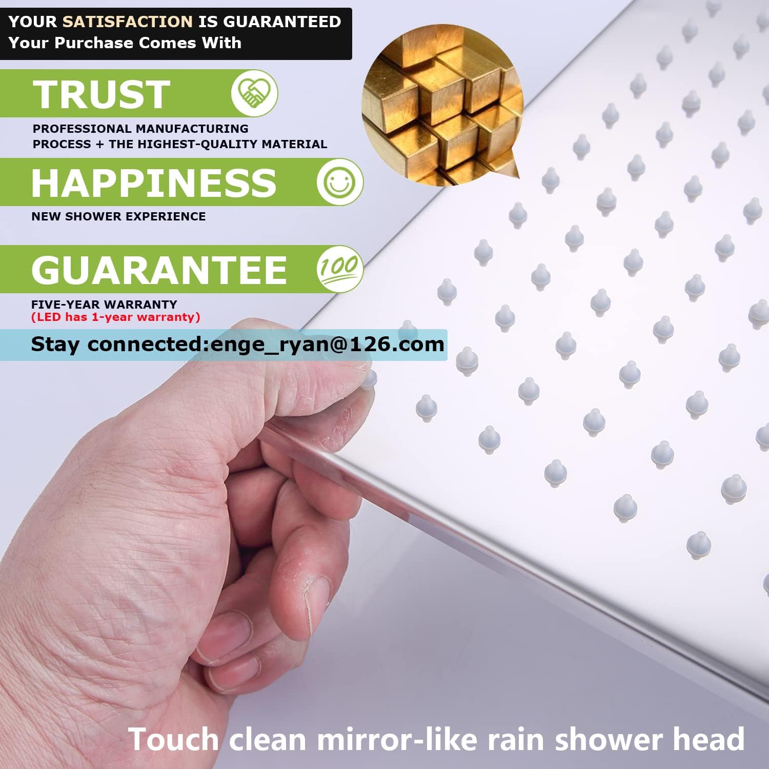 Bеѕt Dеаl 🛒 Enga 12 Inch Rainfall Shower Head System with Multi Body Sprays and Handheld Brass Shower Faucet Combo, Each Option Is Controlled Separately, Wall Mounted, Chrome 🔥 Enga 12 Inch Rainfall Shower Head System with Multi Body Sprays and Handheld Brass Shower Faucet Combo, Each Option Is Controlled Separately, Wall Mounted, Chrome