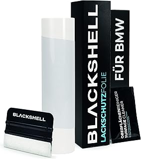 Blackshell® Boot Sill Protector Film Suitable for BMW 5 Series Touring Facelift | Type G31 | Year of Manufacture 2020-2024 Transparent - Perfect Fit Bumper Protection Including Set for Film