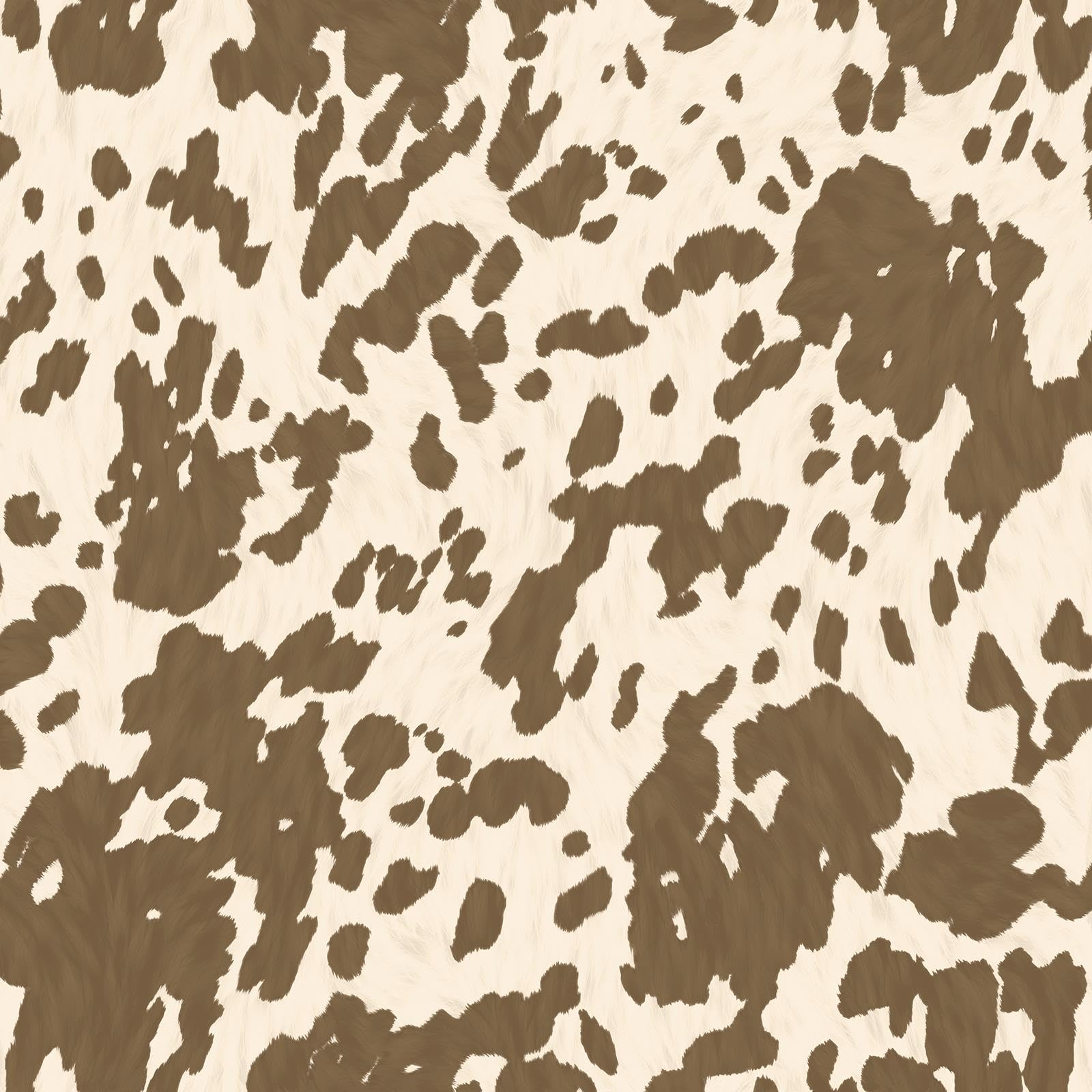 Holden Cowhide Wallpaper, Animal Print, Countryside, Brown/Cream (14451)
