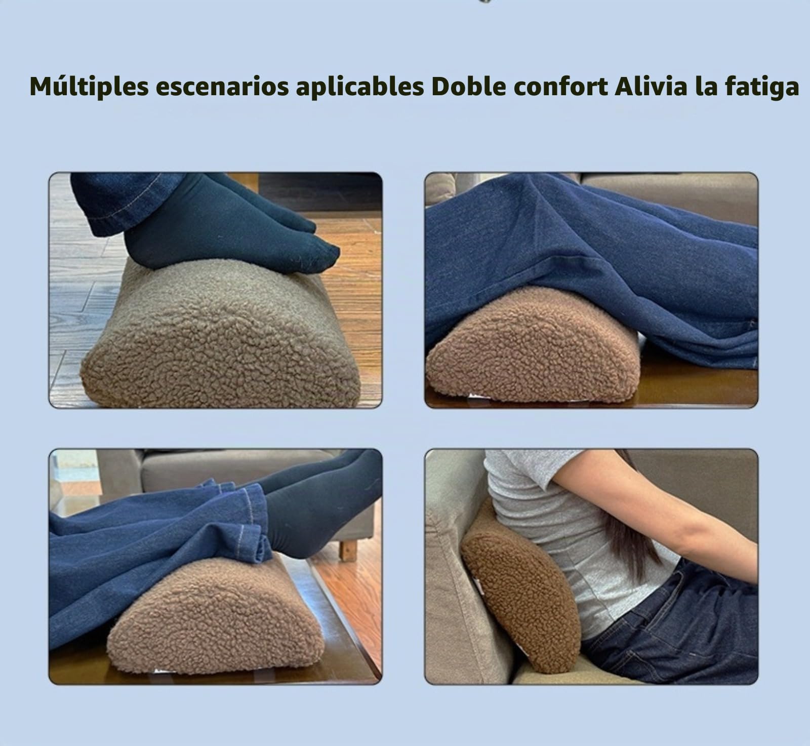 Genérico Cojín de pies para sillón Relax – Cojín para Pies De Reclinable, Reposapiés Mullido para sofá | de Confort con Memoria de Forma para elevar los, sofá, Cama y sillón