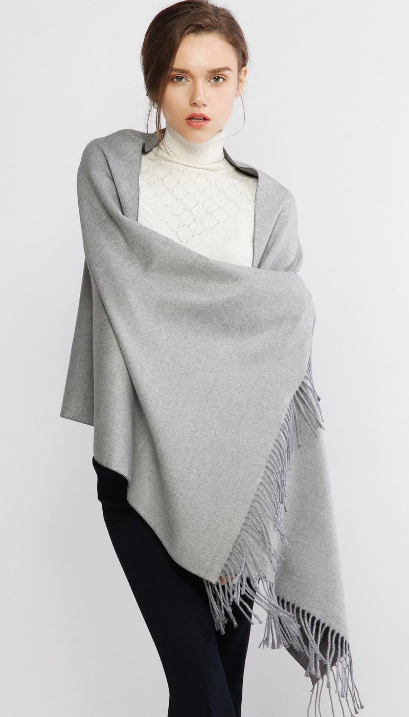 RIIQIICHY Pashmina Shawls and Wraps for Evening Dresses Scarfs for Women Fall Winter Travel Blanket Scarf Large Warm Scarves - Image 6