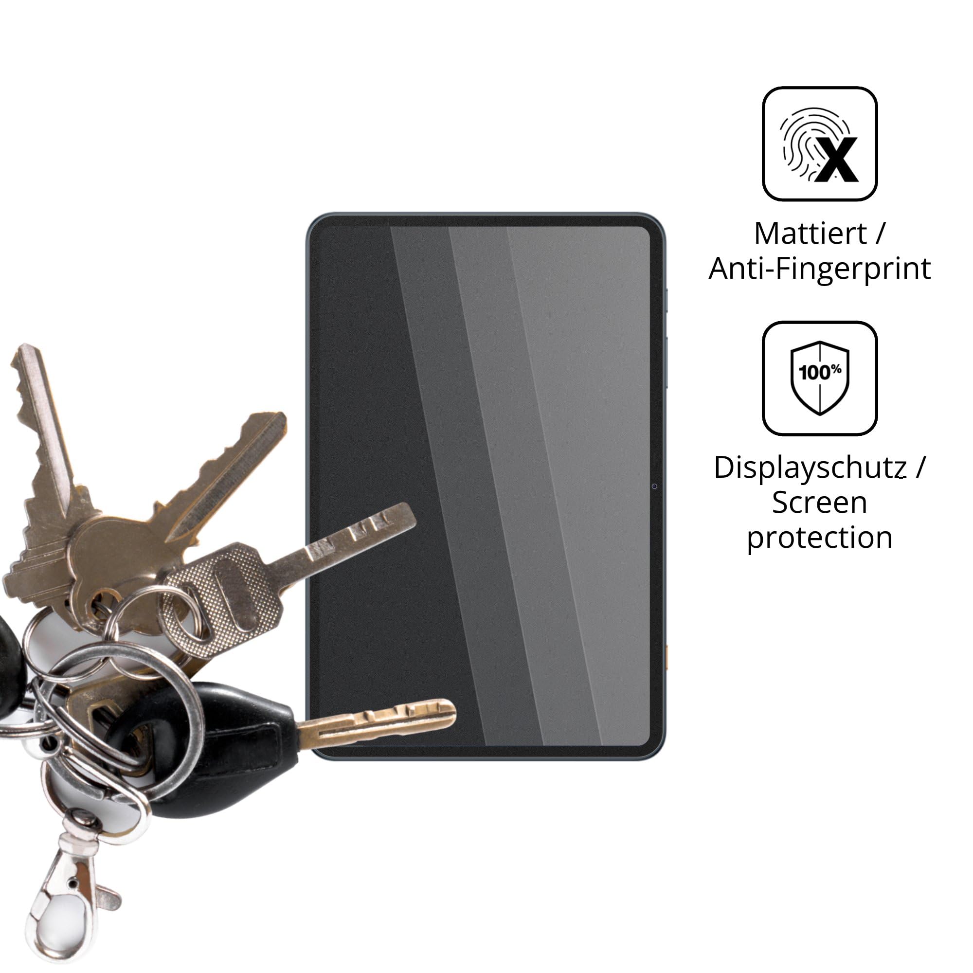 dipos Protection écran anti-espion pour Tecno Megapad SE 2 | Film mat, filtre de confidentialité 4 directions, sur mesure, anti-rayures, sans bulles, adhésion sans colle