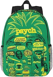 OTTKGGA Psych Pineapple Quote - Mochila escolar clásica de 15 pulgadas, ligera, resistente al agua, para niñas, niños, est...