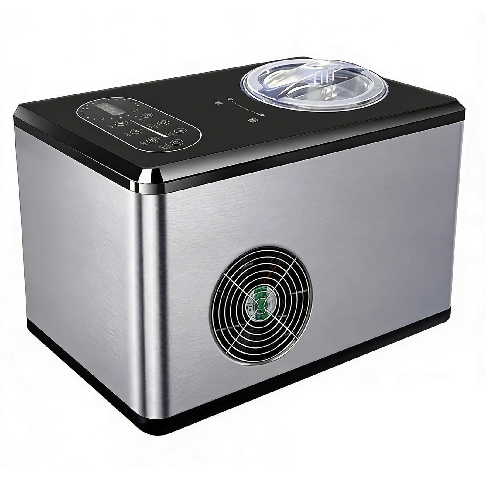 Máquina para helados, sorbetes y yogur helado con envase de 1.5 litros y motor de 150W