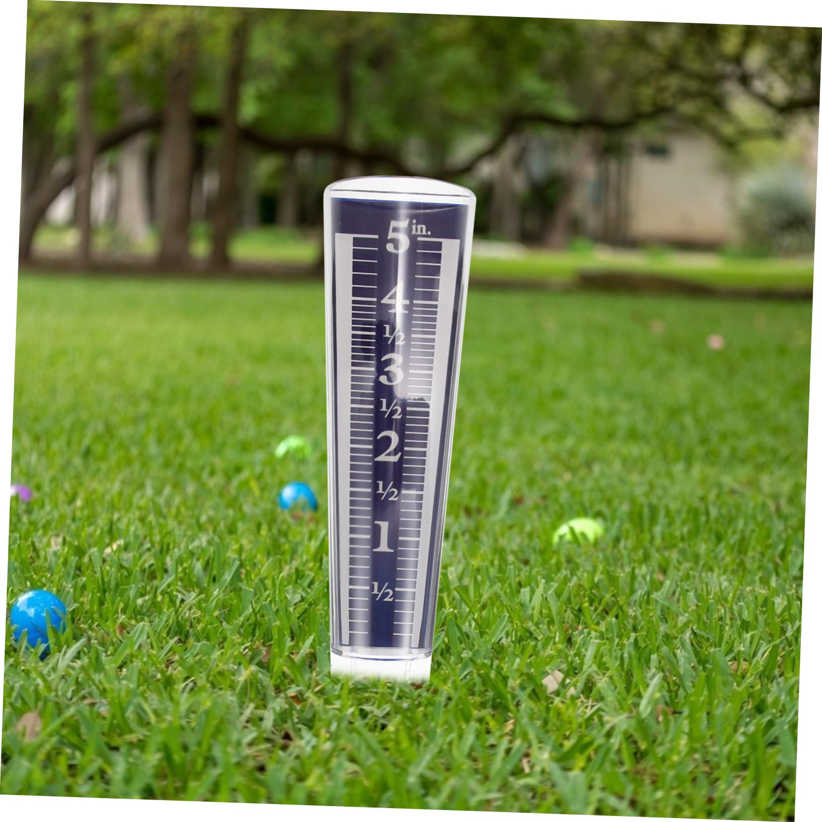 Hemobllo 5stücke Rain Gauge Transparent Niederschlagsmesser Für Garten Außenbereich Präzise Messung Einfache Installation Design Für Und Pflanzenpflege