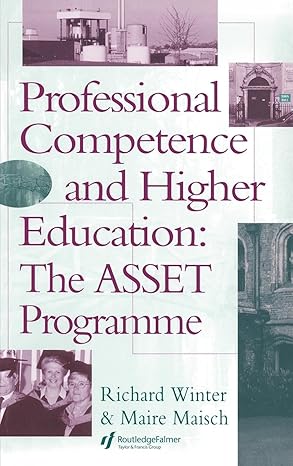 Professional Competence And Higher Education: The ASSET Programme book cover
