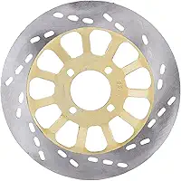 aqxreight Rotor de Rio de Freio de Freio de Motocicleta Rotor de Freio Dianteiro de 220 Mm para Shogun 125 Com Estabilidade de Frenagem e Resfriamento Aprimorada de Aço de Alta Grau 8cr13