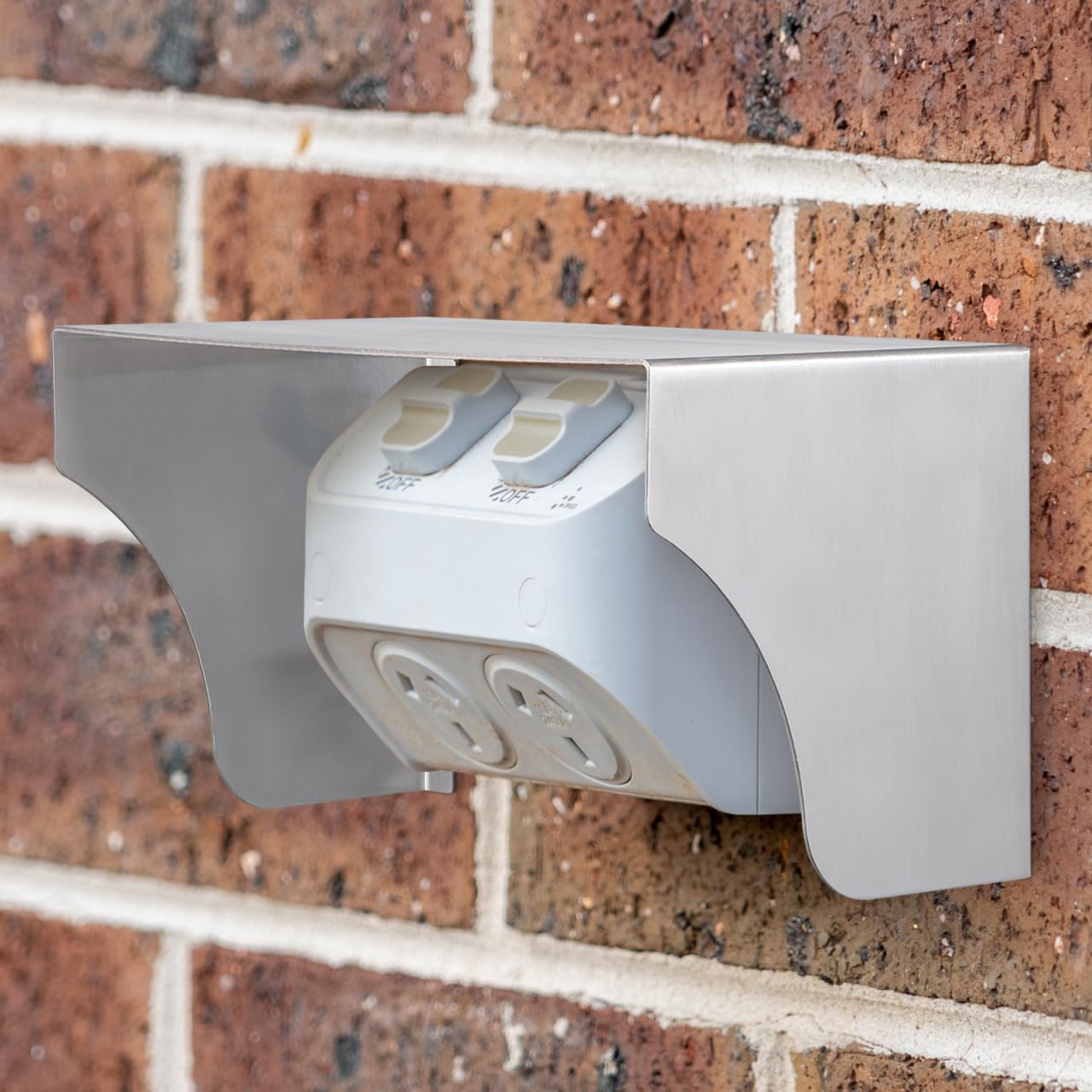 VILLCASE Couvercle De Sonnette ÉTanche En Acier Inoxydable Anti-ÉClaboussures Protection ExtéRieure Pour Interphone Et Prises ÉLectriques
