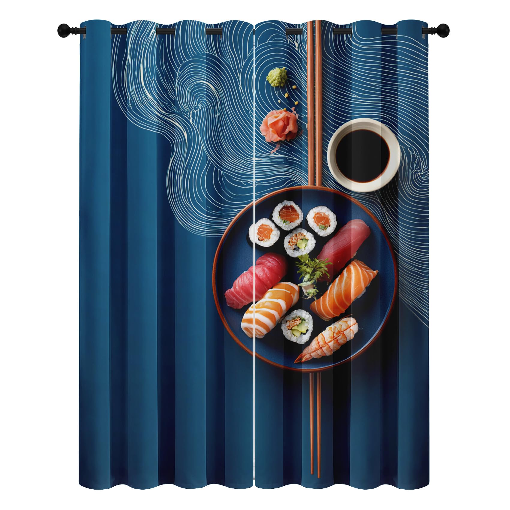 Rideau style japonais thermique isolant contre le froid