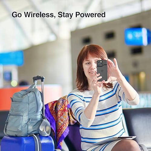 Miniatura 6 de Alpatronix Funda de batería para iPhone 15 Pro Max y 15 Plus, funda de cargador extendida resistente y portátil, carga rápida de 15 W, funda de