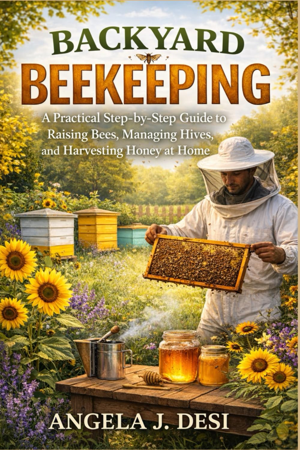 BACKYARD BEEKEEPING: A Practical Step-by-Step Guide to Raising Bees, Managing Hives, and Harvesting Honey at Home