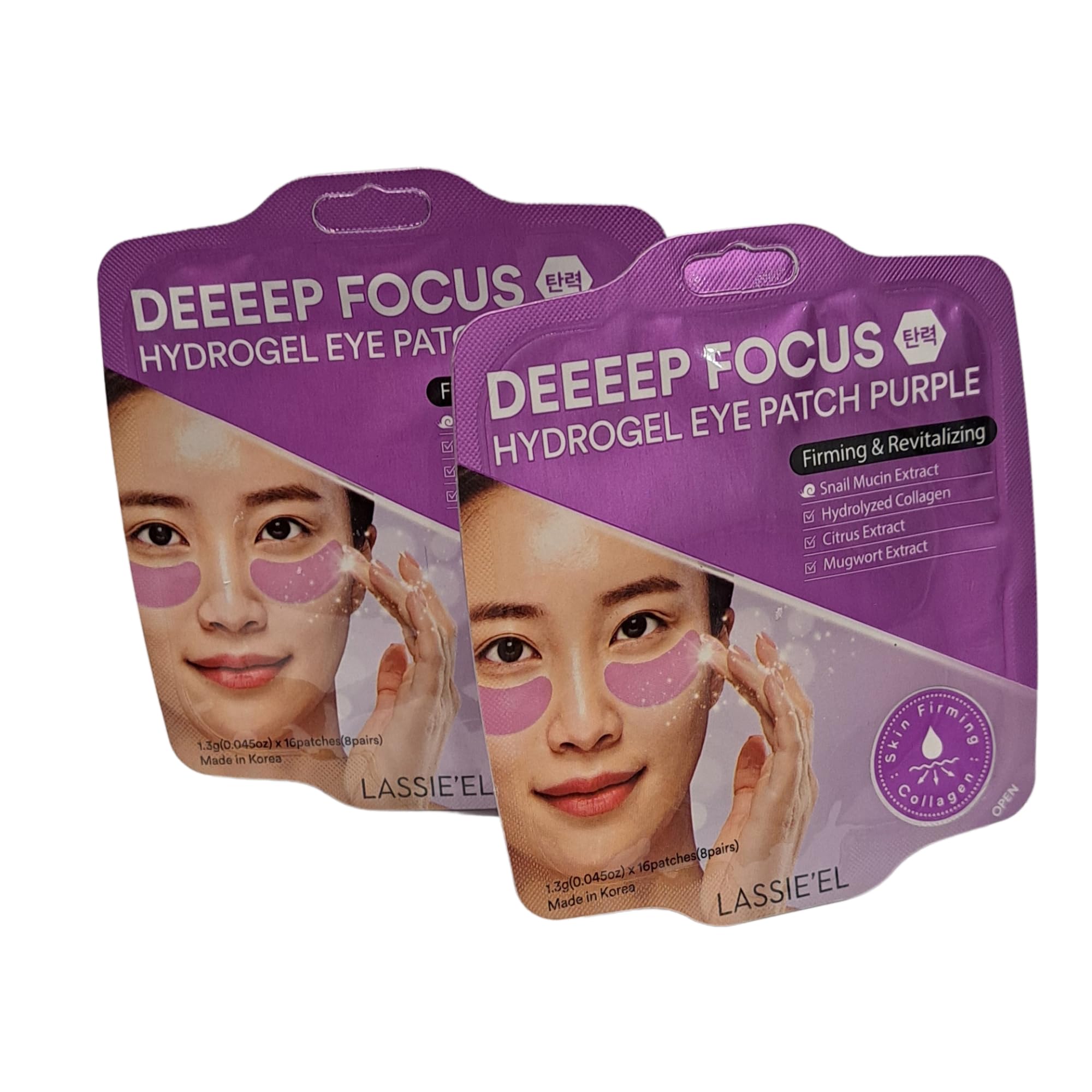 LASSIE'EL DEEP FOCUS Hydrogel Eye Patch GOLD (Purple) : Amazon.ca