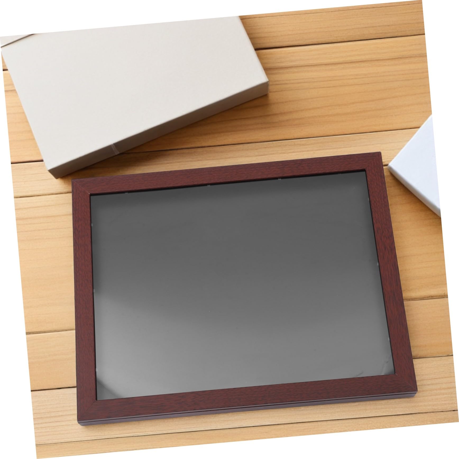 Zerodeko Cadre Maillot en Bois Marron Rectangulaire 14x18 Pouces