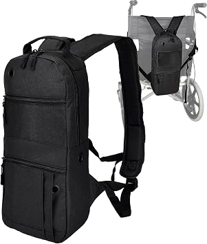 Oxygen Tank Backpack O2 Cylinder Carrying Holder Bag Fit Size M4/A, M6/B, M9/C, M2, ML6 -black not for the D Oxygen Tank