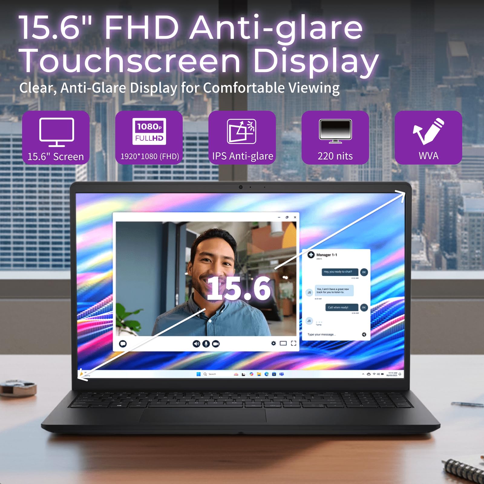 Amazon.com: Dell 15 Touchscreen Laptop Computer - Windows 11 Pro