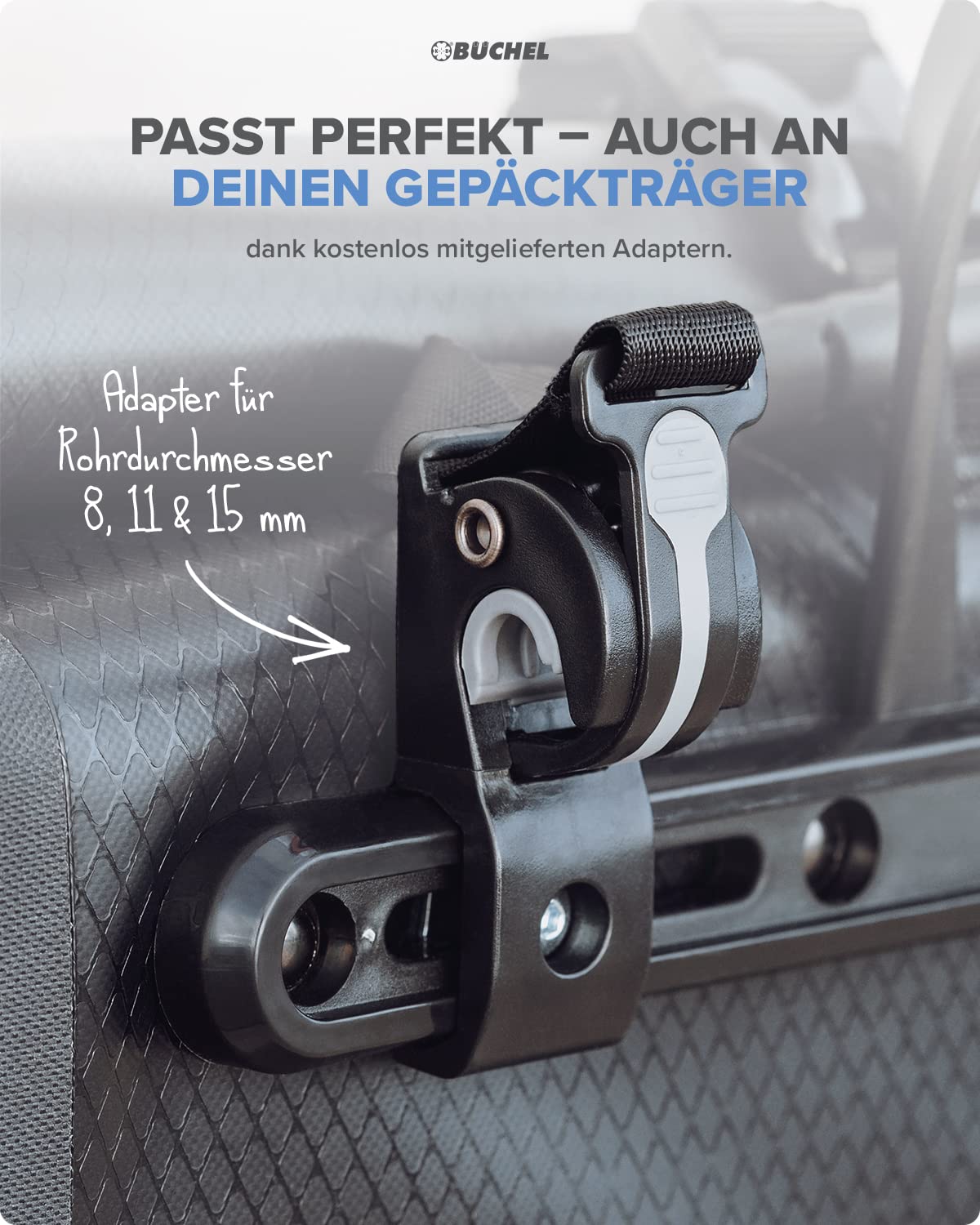 Büchel Fahrradtasche für Gepäckträger
