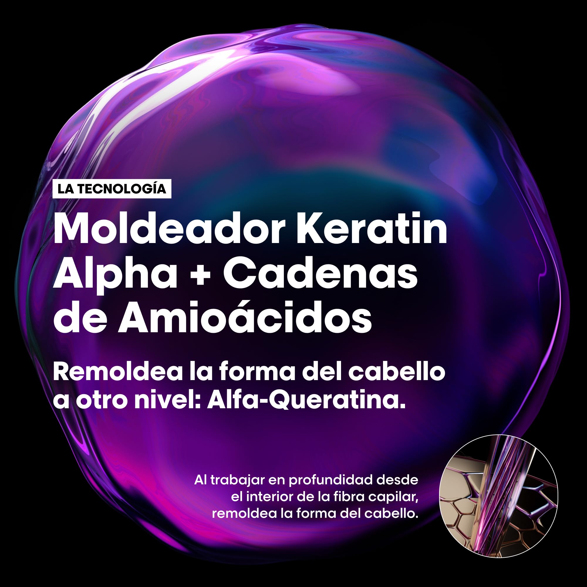 L'Oréal Professionnel Rutina Keratin Alpha Sleek Champú Sin Sulfatos, Tratamiento Progresivo y Mascarilla, para Control del Frizz y Volumen, Suavidad Instantánea, Hidratación y Brillo